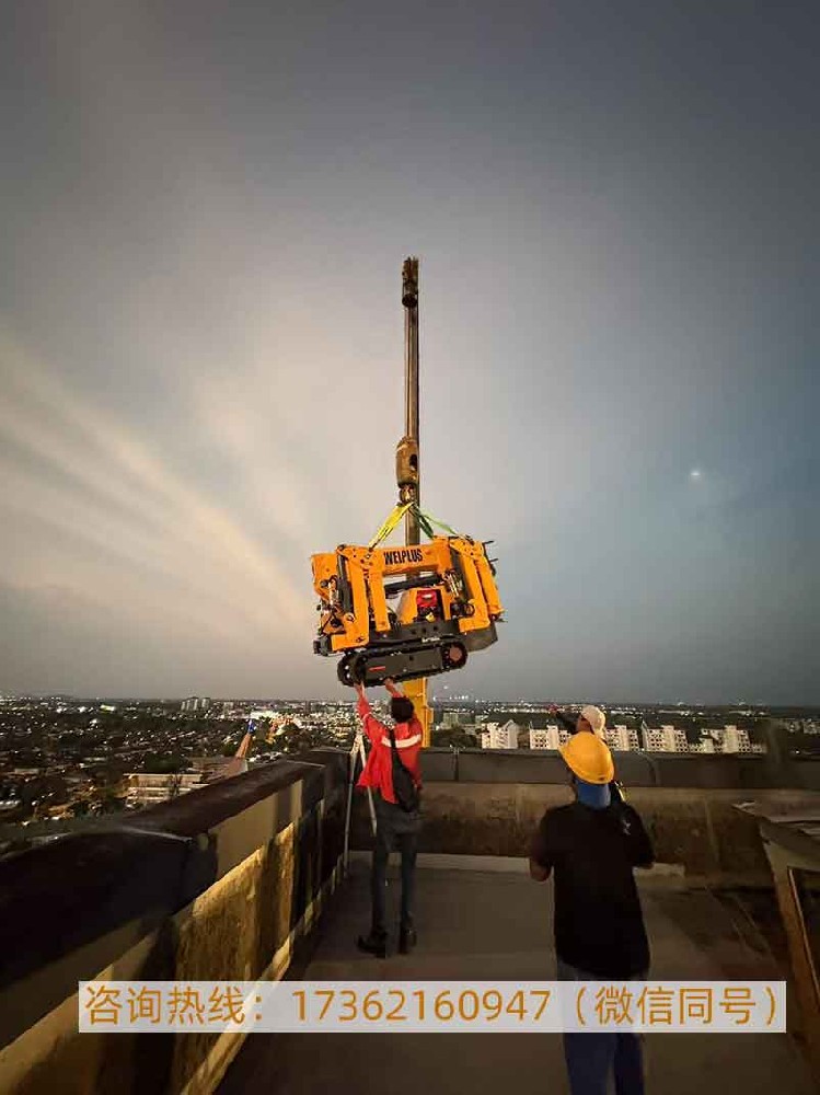 國產蜘蛛吊車揚帆出海 聚坤1.2噸微型蜘蛛吊車助力馬來西亞城市建設